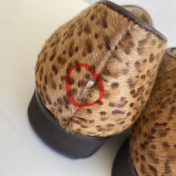 Bottega Venetta Leopard Cheetah Print Loafers Shoes Pony hair 35 EU - 5.5 US - Picture 14 of 15